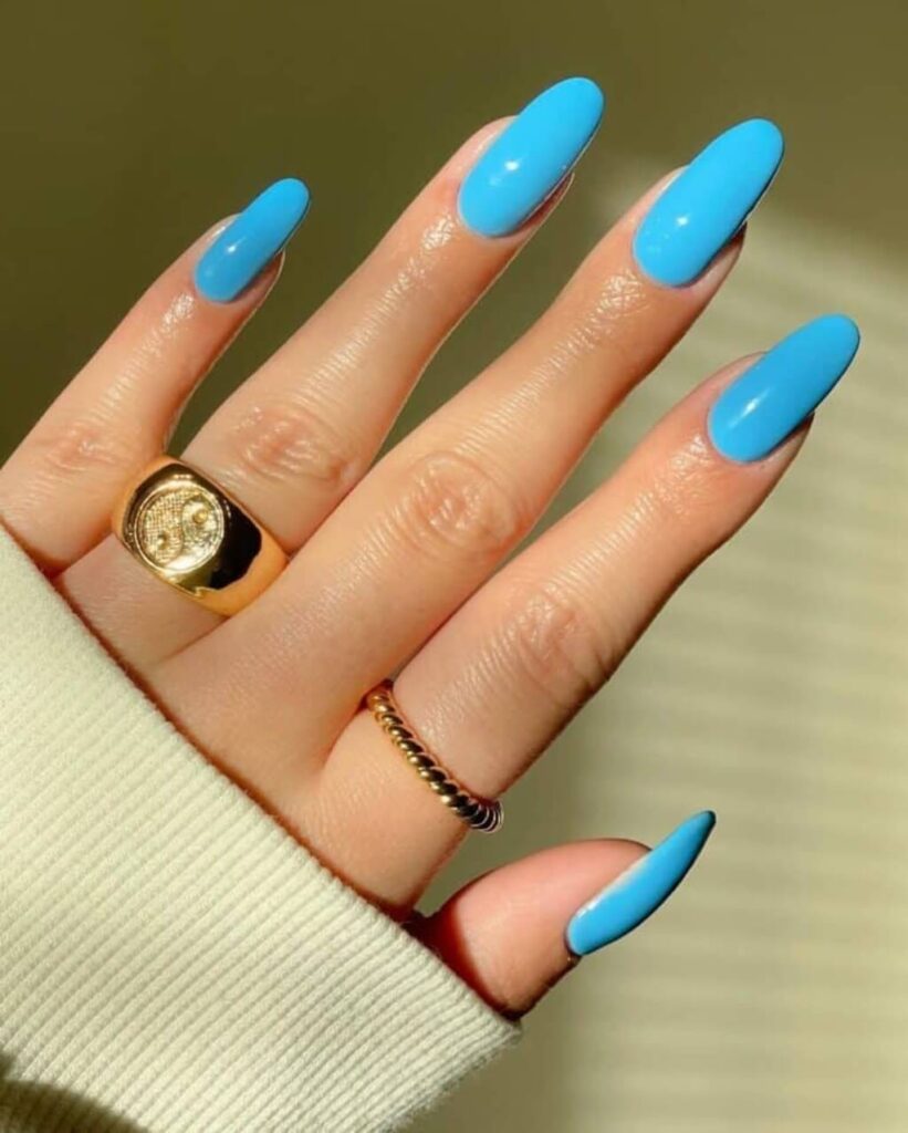 Forget Me Not Nails